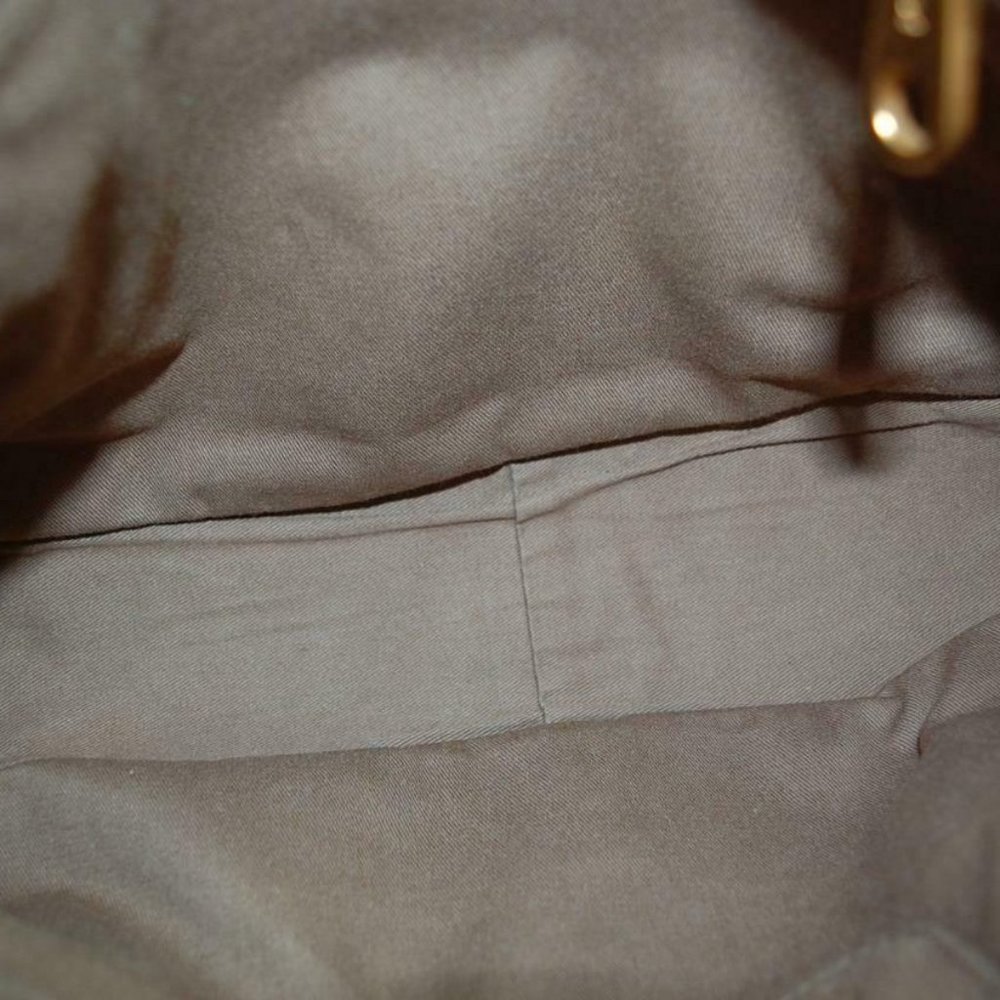 Auth Chloe Marcie Medium Shoulder Bag Leather Peal Gold - Picture 10 of 15